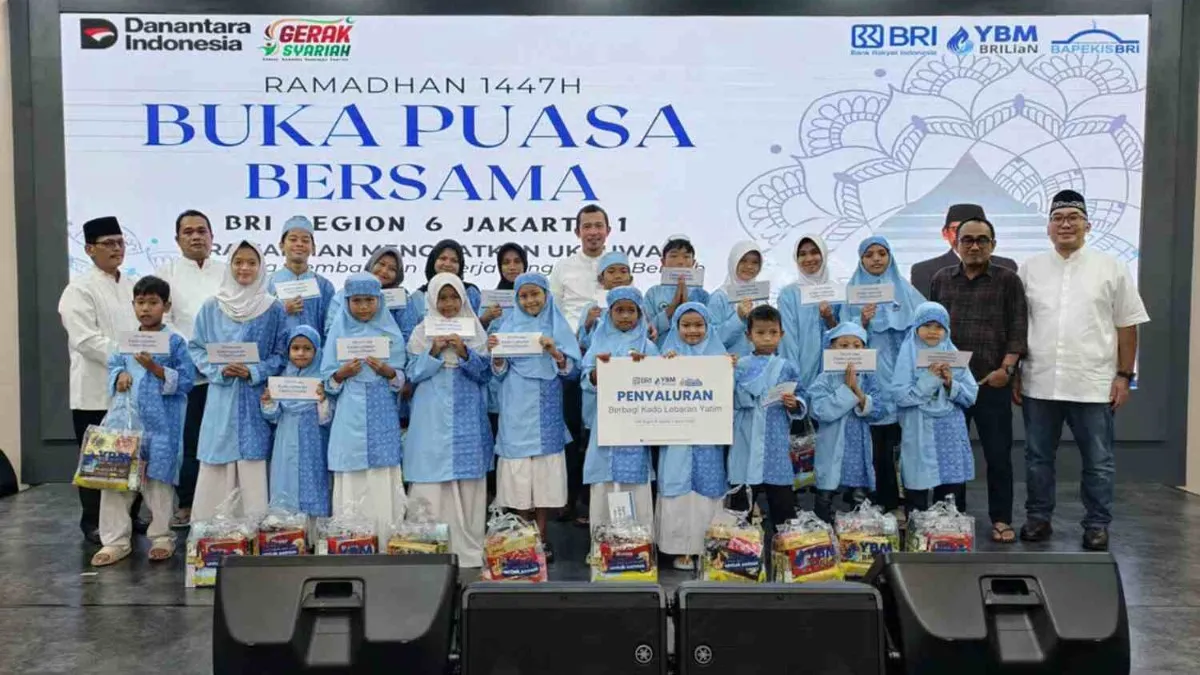 Pererat Silaturahmi, BRI Regional Office Jakarta 1 Gelar Buka Puasa Bersama dan Santunan Anak Yatim