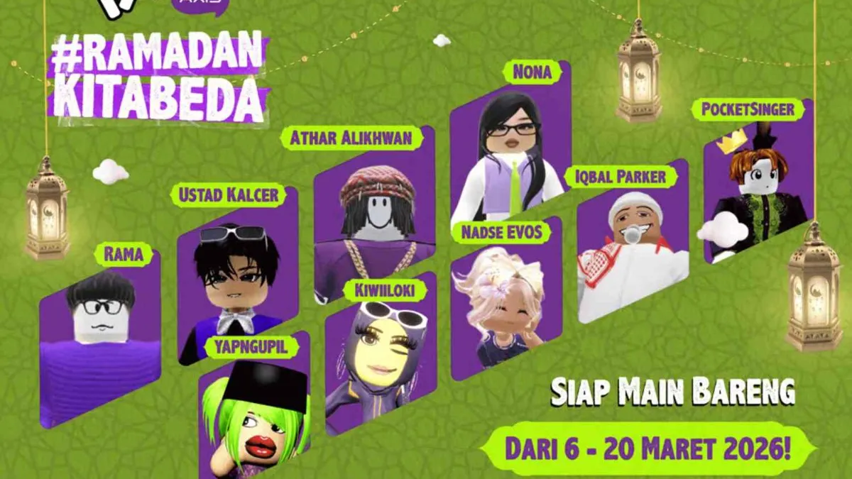 AXIS dan EVOS Hadirkan Pengalaman Ramadan Interaktif di Roblox Lewat Aktivasi #RamadanKitaBeda