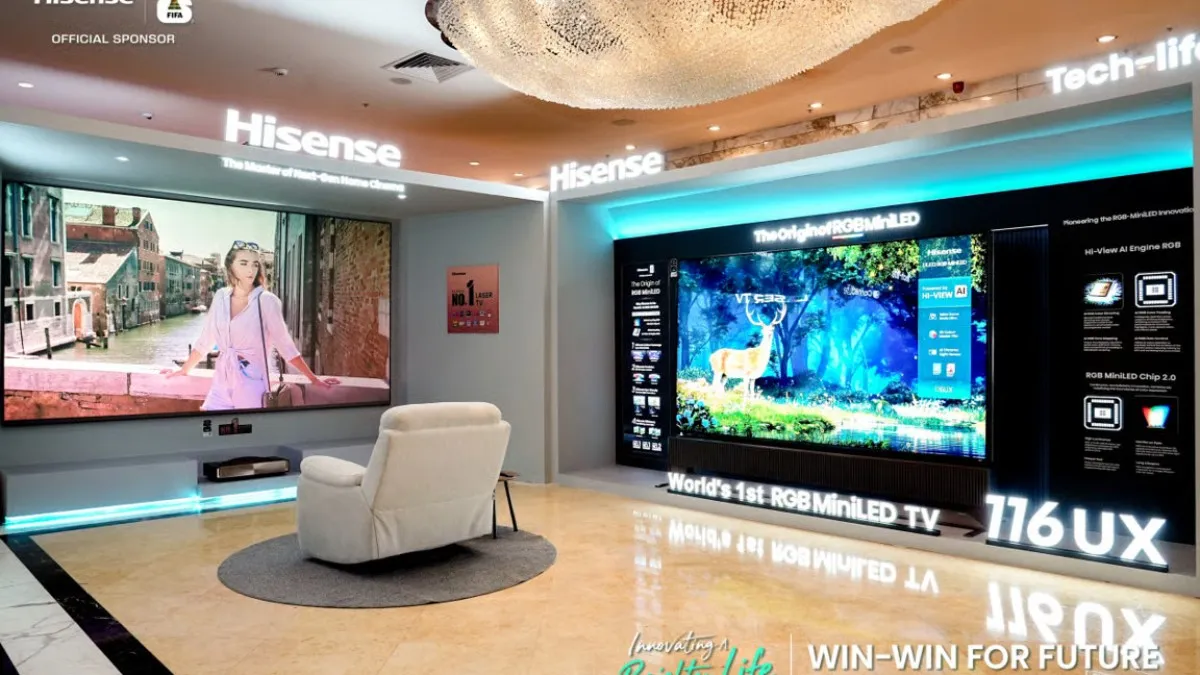 Hisense Kenalkan TV Flagship 116inci RGB MiniLED UXQ dan Laser Cinema L9Q di ASEAN Partner Conference 2026