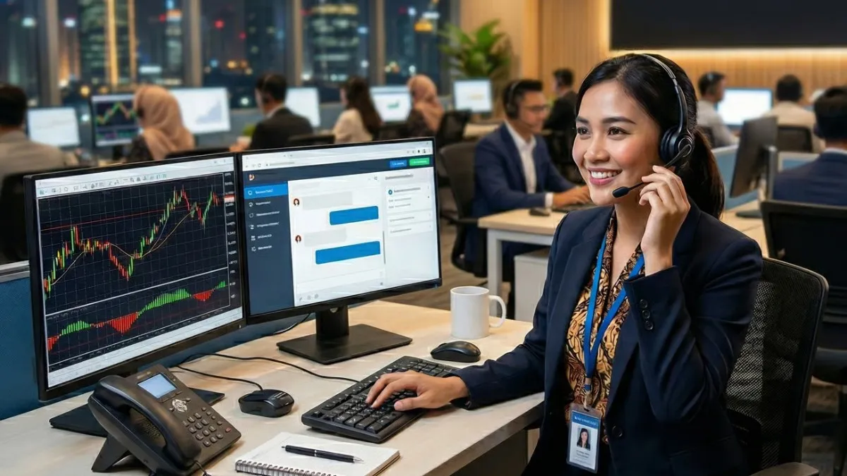 Broker Lokal dengan Layanan 24 Jam Customer Support di Indonesia