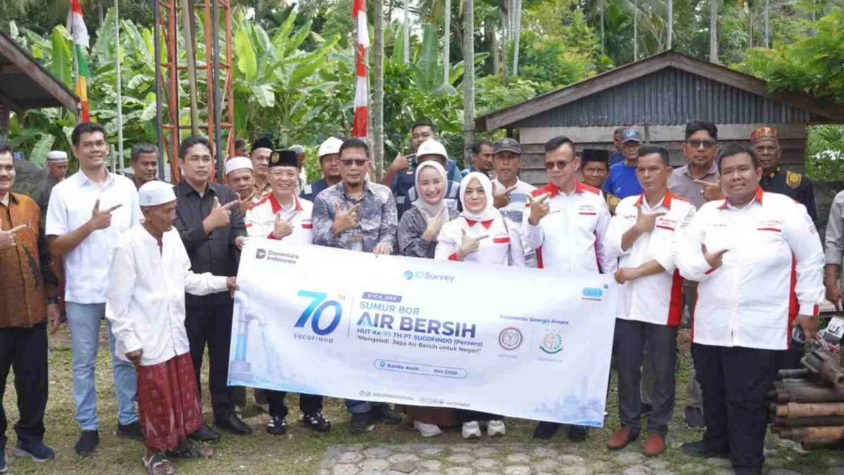 Kolaborasi ABPEDNAS–SUCOFINDO Kick Off Pembangunan 70 Sumur Air Bersih dari Aceh hingga Merauke