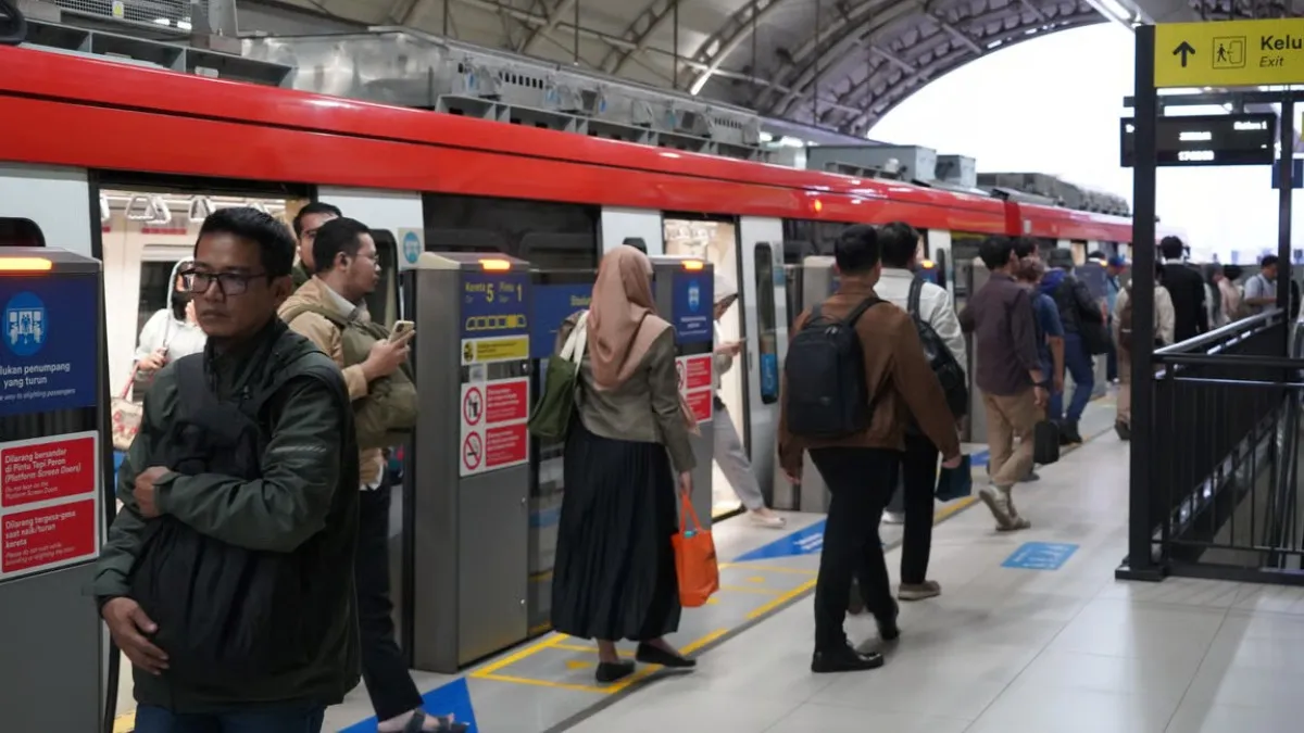 Libur Panjang 14–17 Mei, KAI Operasikan 270 Perjalanan LRT Jabodebek per Hari