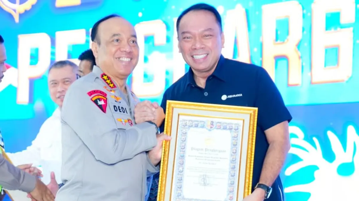 Bukti Nyata Keberhasilan Transformasi Digital Lalu Lintas, Jasa Marga Raih Penghargaan Kapolri Atas Kontribusi Sukseskan Pelayanan Operasi Nataru 2025/2026 dan Operasi Ketupat 2026