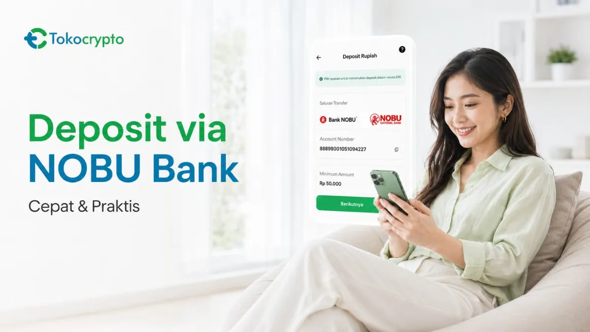Pasar Kripto Melemah, Tokocrypto Perkuat Akses Deposit Lewat Nobu Bank