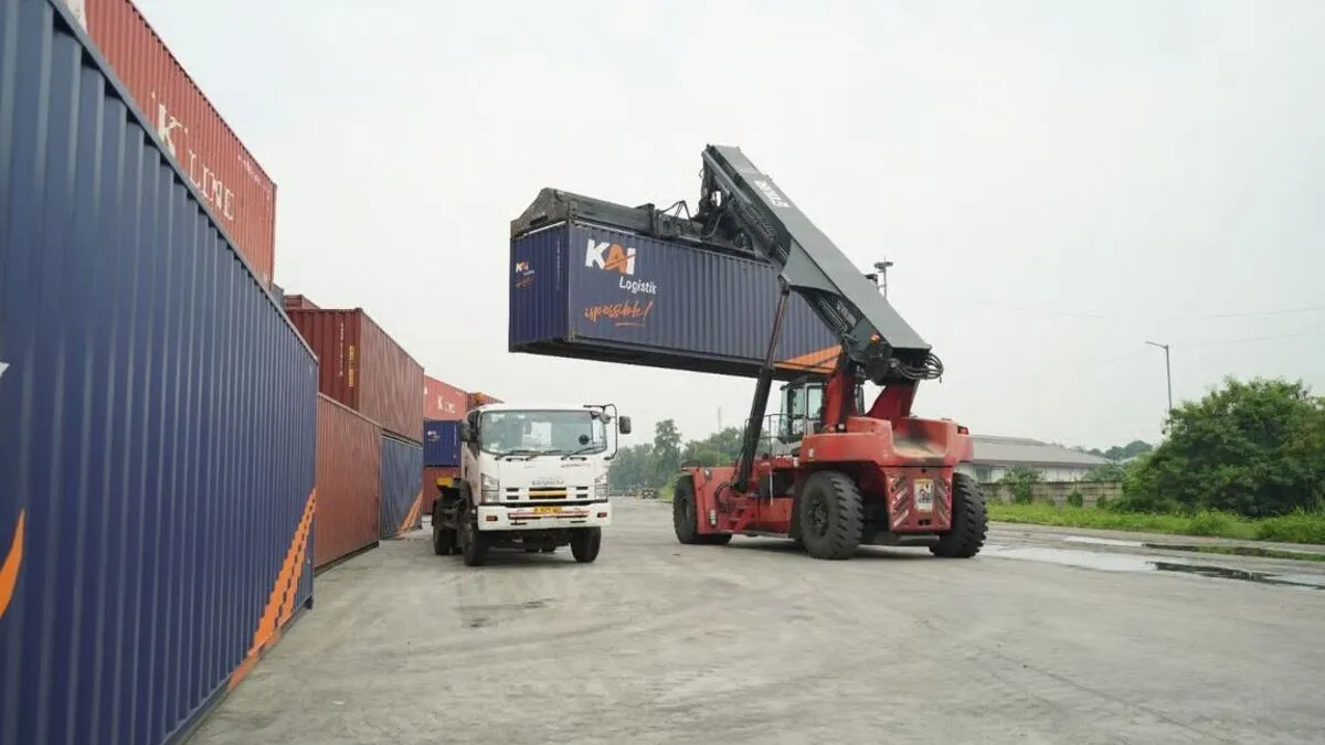 KAI Logistik Tingkatkan Daya Saing KA Kontainer, Perkuat Logistik Berkelanjutan