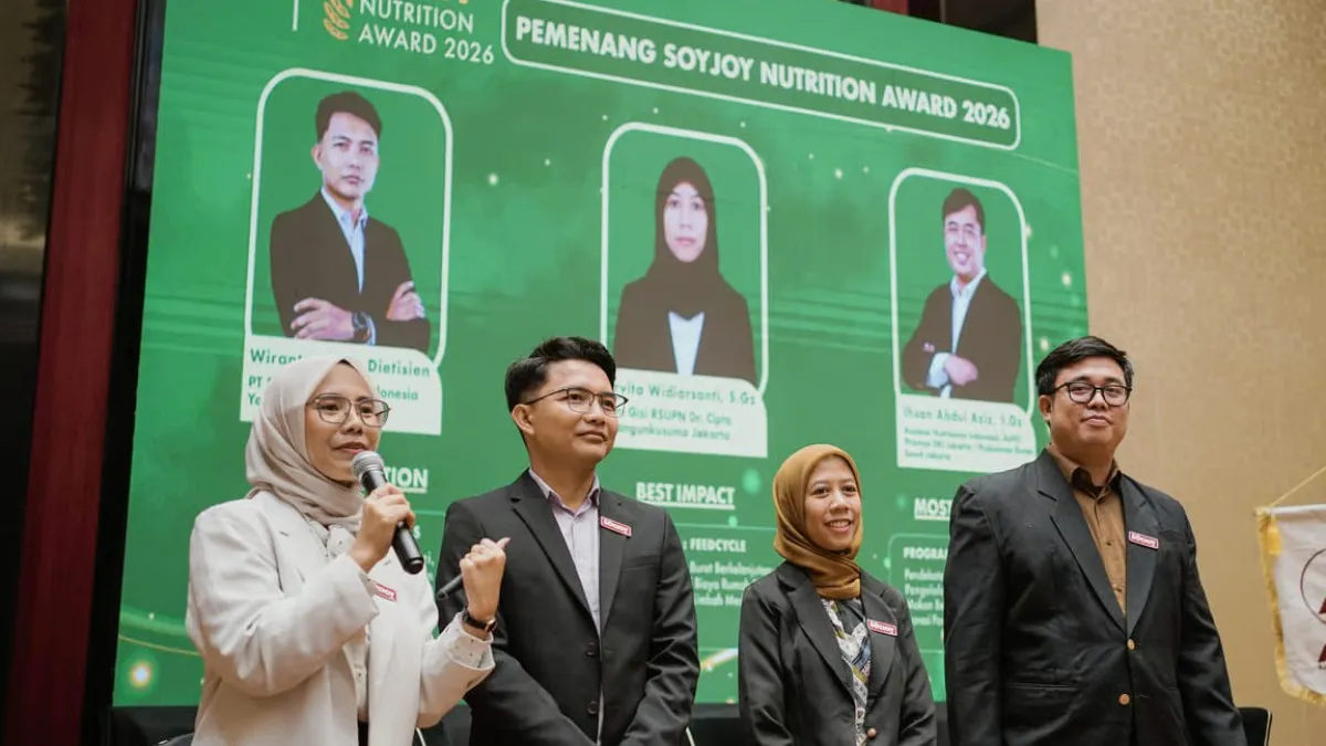 Pemenang SOYJOY Nutrition Award 2026 Berbagi Inovasi Gizi di Forum Temu Ilmiah Nasional II PERSAGI