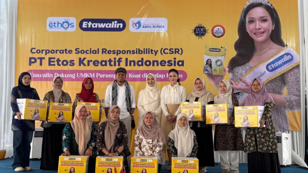 Gandeng Maia Estianty, PT Etos Kreatif Indonesia dan Yayasan Amal Bunda Berdayakan 250 Perempuan UMKM