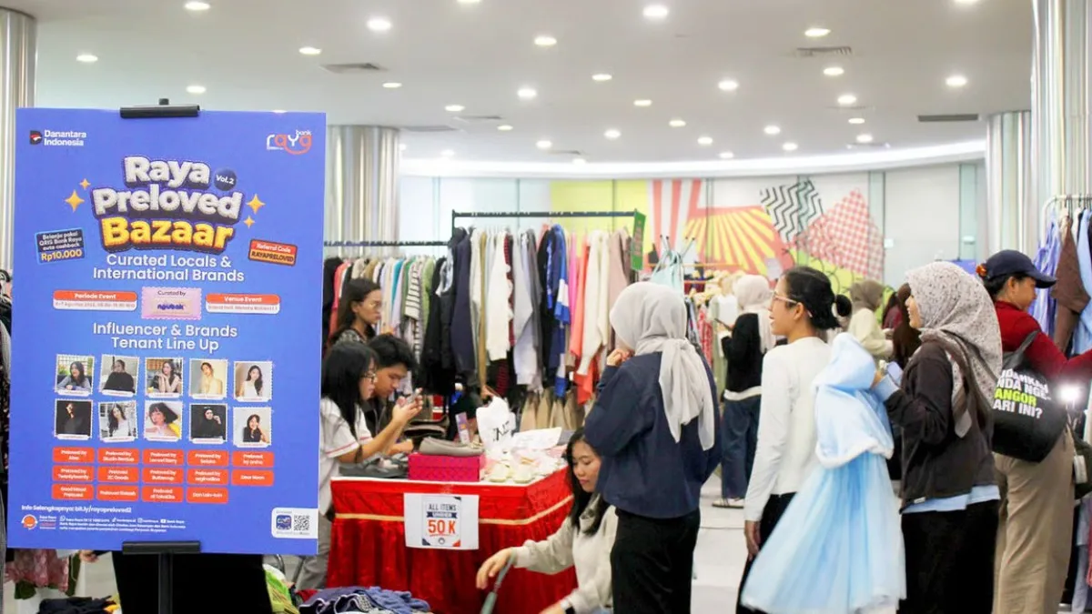 Bank Raya Dorong Circular Economy dan Transaksi Digital melalui Raya Preloved Bazaar Vol.2