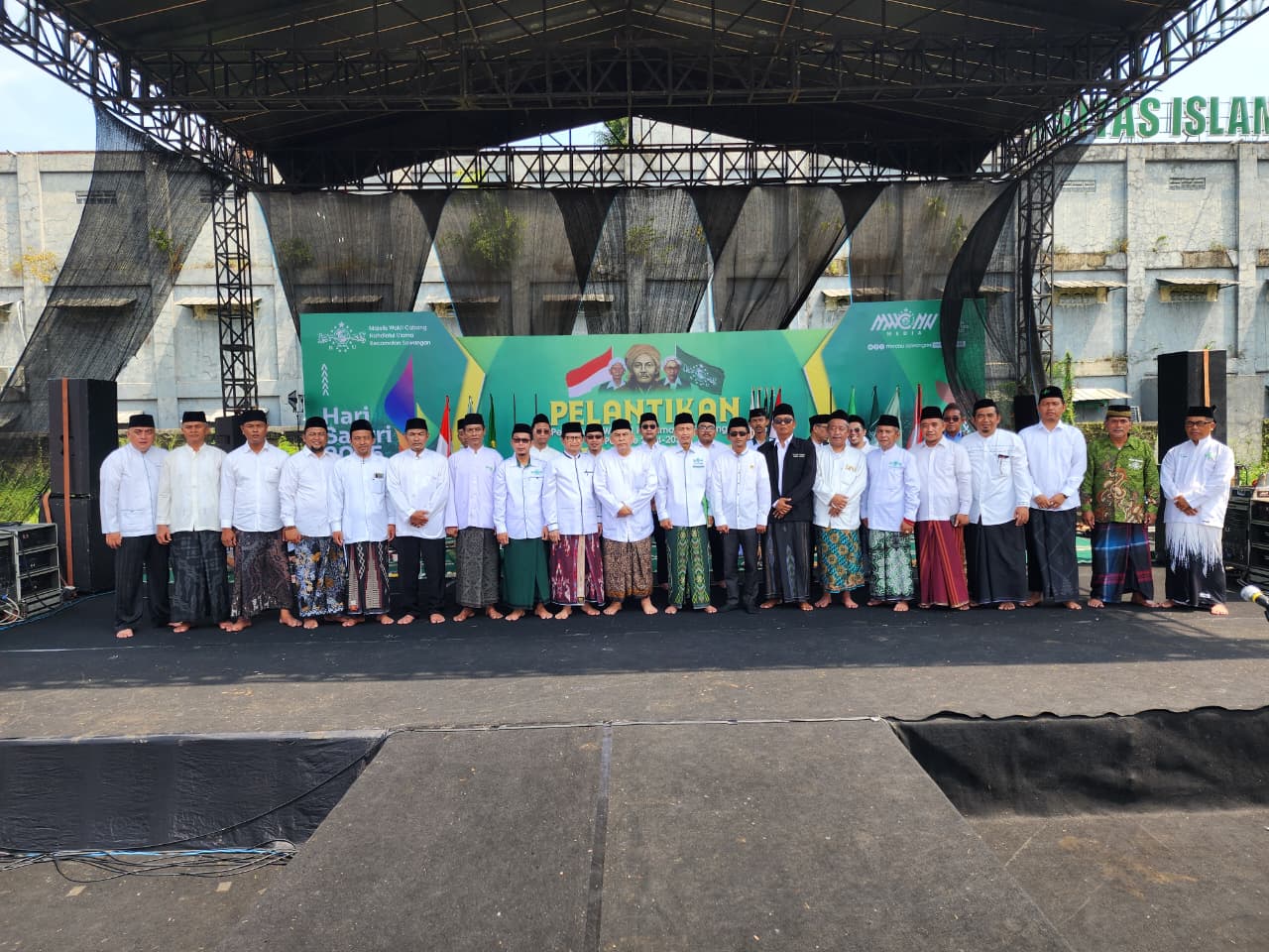 MWCNU Sawangan Periode 2024–2029 Resmi Dilantik, Semarakkan Hari Santri 2025